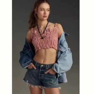 NWT AGOLDE / Anthropologie Parker Denim Vintage Cut Off Short SIZE 30